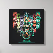 Toile Aquaman | Graphique d'Atlanteans "Unite The Kingdo (Recto)