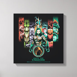 Toile Aquaman   Graphique d'Atlanteans "Unite The Kingdo