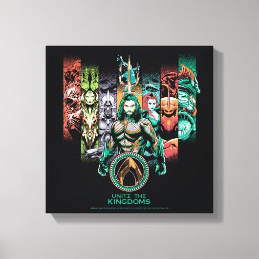 Toile Aquaman | Graphique d'Atlanteans "Unite The Kingdo (Recto)