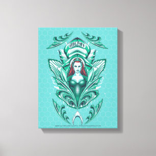Toile Aquaman Graphique Mera Ornate