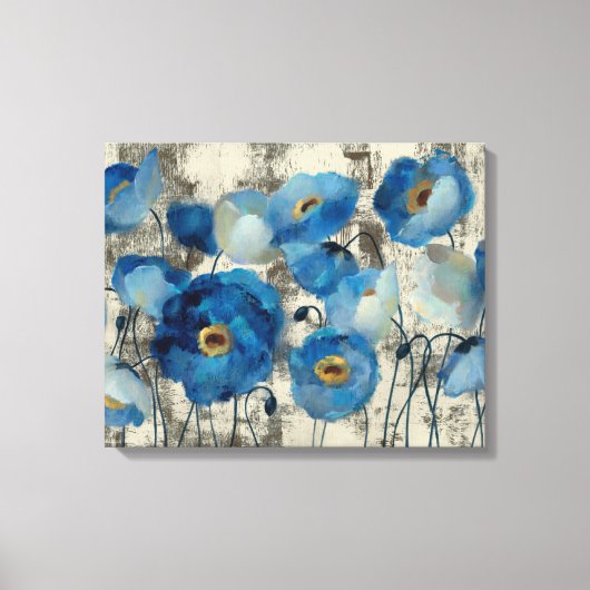Toile Aquamarine Floral (Recto)