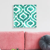 Toile Aquamarine Motif IV (Insitu(Salon))