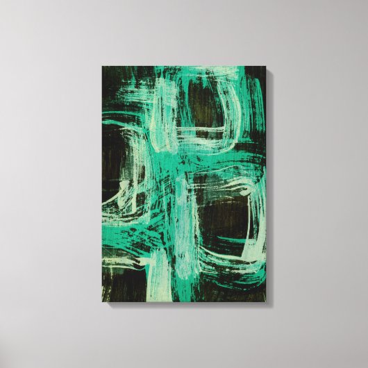 Toile Aquamarine Windows I (Recto)