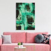 Toile Aquamarine Windows I (Insitu(Salon))