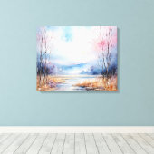 Toile Aquarelle (Insitu (Plancher de Bois))