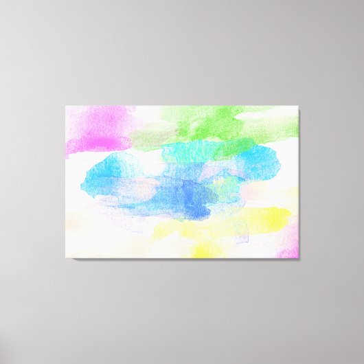Toile Aquarelle Abstraite (Recto)