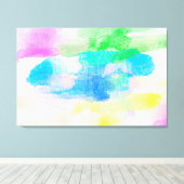Toile Aquarelle Abstraite (Insitu (Plancher de Bois))