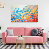 Toile Aquarelle Abstraite (Insitu(Salon))