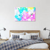 Toile Aquarelle Abstraite (Insitu(Chambre))