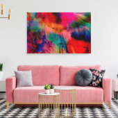 Toile Aquarelle Abstraite (Insitu(Salon))