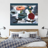 Toile Aquarelle Abstraite (Insitu(Chambre))