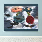 Toile Aquarelle Abstraite (Insitu (Plancher de Bois))