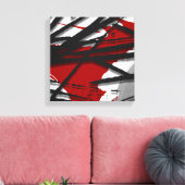 Toile Aquarelle Abstraite contemporaine (Insitu(Salon))