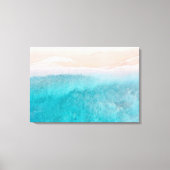 Toile Aquarelle Abstraite Océan (Recto)