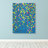 Toile Aquarelle arc-en-ciel (Insitu (Plancher de Bois))