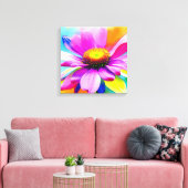 Toile Aquarelle arc-en-ciel (Insitu(Salon))