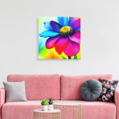 Toile Aquarelle arc-en-ciel (Insitu(Salon))