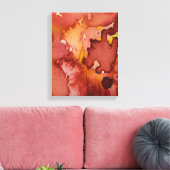 Toile Aquarelle arrière - plan 3 (Insitu(Salon))