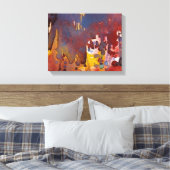 Toile Aquarelle arrière - plan 8 (Insitu(Chambre))