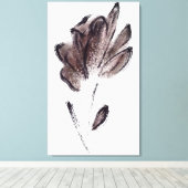 Toile Aquarelle artistique peinture florale (Insitu (Plancher de Bois))