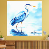 Toile Aquarelle bleu Imaginaire (Insitu(Salon))