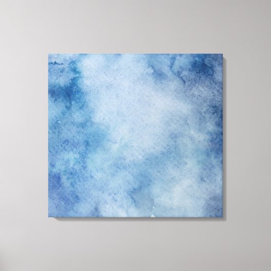 Toile Aquarelle bleue (Recto)