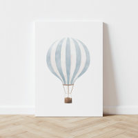 Aquarelle bleue vintage à air chaud