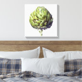 Toile Aquarelle botanique d'Artichoke (Insitu(Chambre))