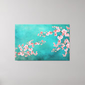 Toile Aquarelle Cerisiers en Fleurs (Recto)