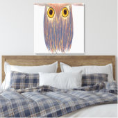 Toile Aquarelle Chouette Colorée (Insitu(Chambre))