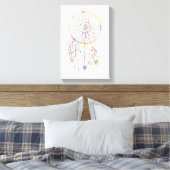 Toile Aquarelle colorée Whimsical Dreamcatcher (Insitu(Chambre))