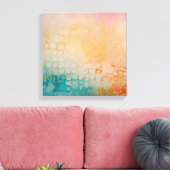 Toile Aquarelle couleur Abstraite (Insitu(Salon))