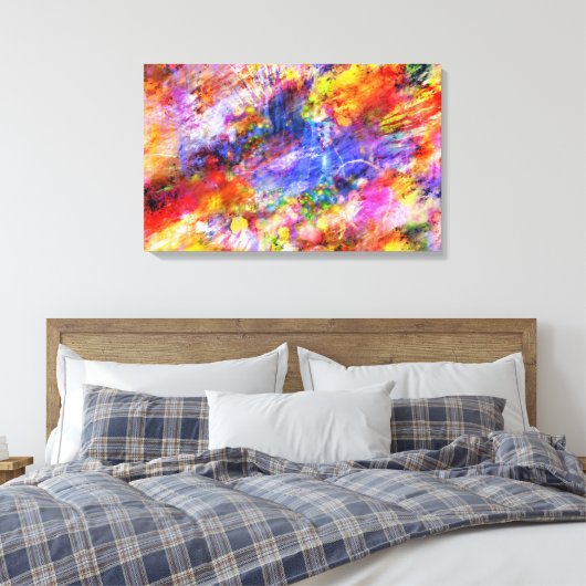 Toile Aquarelle d'art Abstrait (Insitu(Chambre))