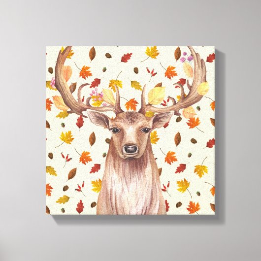 Toile Aquarelle d'automne (Recto)