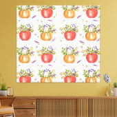 Toile Aquarelle d'automne, Composition transparente. (Insitu(Salon))