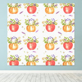 Toile Aquarelle d'automne, Composition transparente. (Insitu (Plancher de Bois))