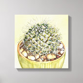 Toile Aquarelle de Cactus par Debra Lee Baldwin (Recto)