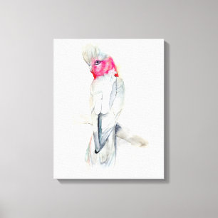 Toile Aquarelle de Cockatoo