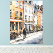 Toile Aquarelle de Copenhague (Insitu (Plancher de Bois))