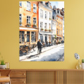 Toile Aquarelle de Copenhague (Insitu(Salon))