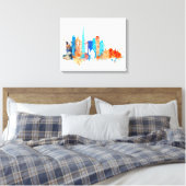Toile Aquarelle de Dubaï (Insitu(Chambre))
