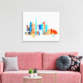 Toile Aquarelle de Dubaï (Insitu(Salon))