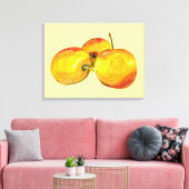 Toile Aquarelle de fruit jaune perruque (Insitu(Salon))