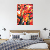 Toile Aquarelle de l'érable japonais (Insitu(Chambre))