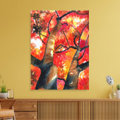 Toile Aquarelle de l'érable japonais (Insitu(Salon))