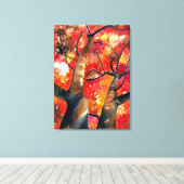 Toile Aquarelle de l'érable japonais (Insitu (Plancher de Bois))