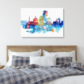 Toile Aquarelle de Lexington, Kentucky (Insitu(Chambre))