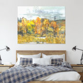 Toile Aquarelle de peinture d'automne 300 (Insitu(Chambre))