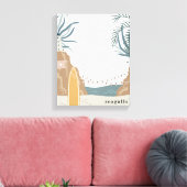 Toile Aquarelle de plage de mouettes (Insitu(Salon))