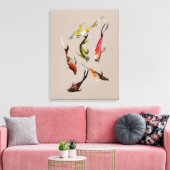 Toile Aquarelle de poisson koi (Insitu(Salon))